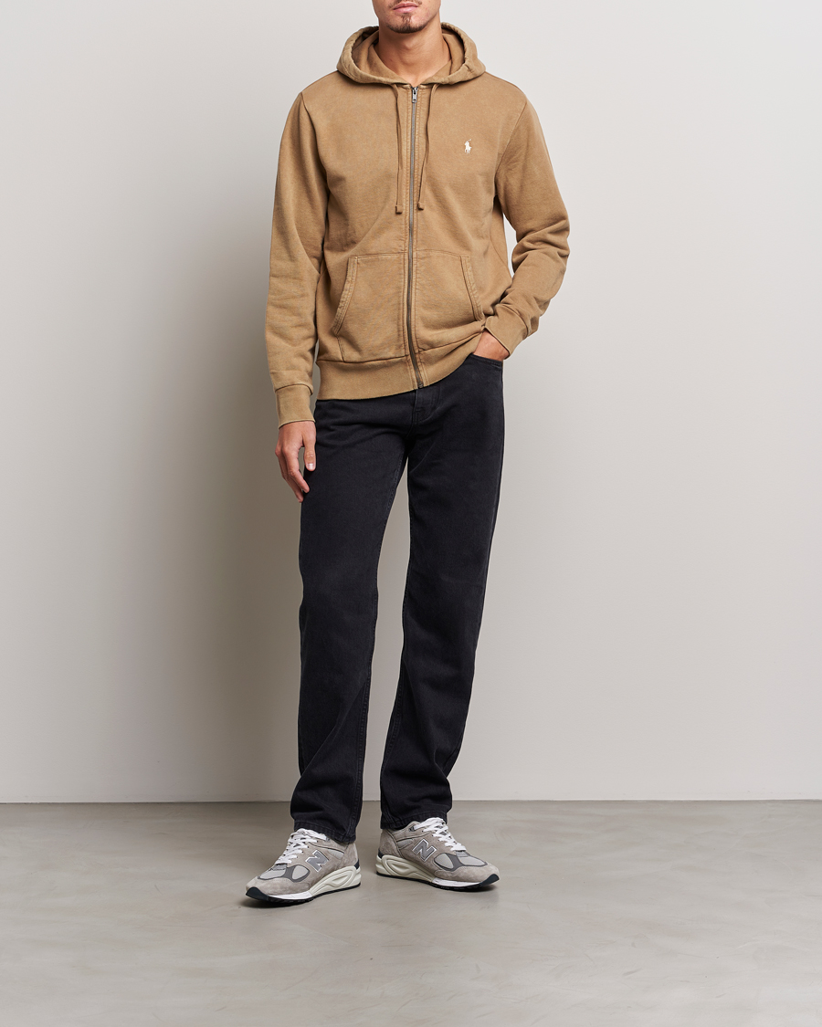 Mies | Puserot | Polo Ralph Lauren | Loopback Full Zip Hoodie Rustic Tan
