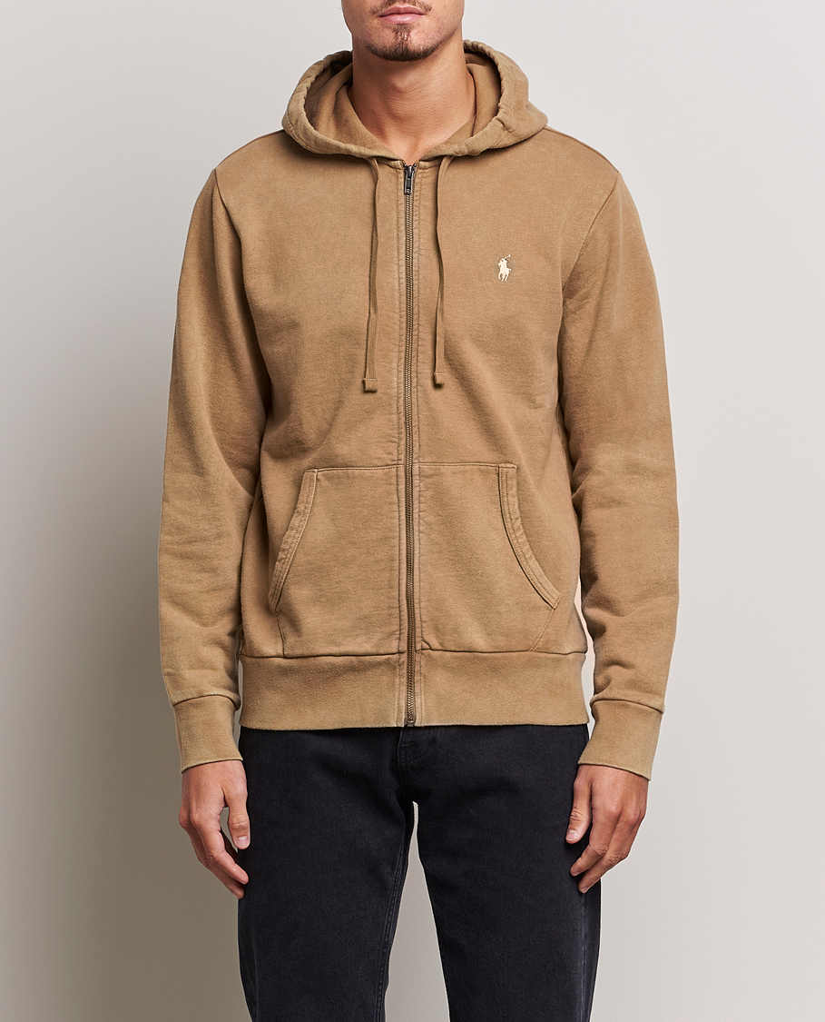 Mies | Puserot | Polo Ralph Lauren | Loopback Full Zip Hoodie Rustic Tan