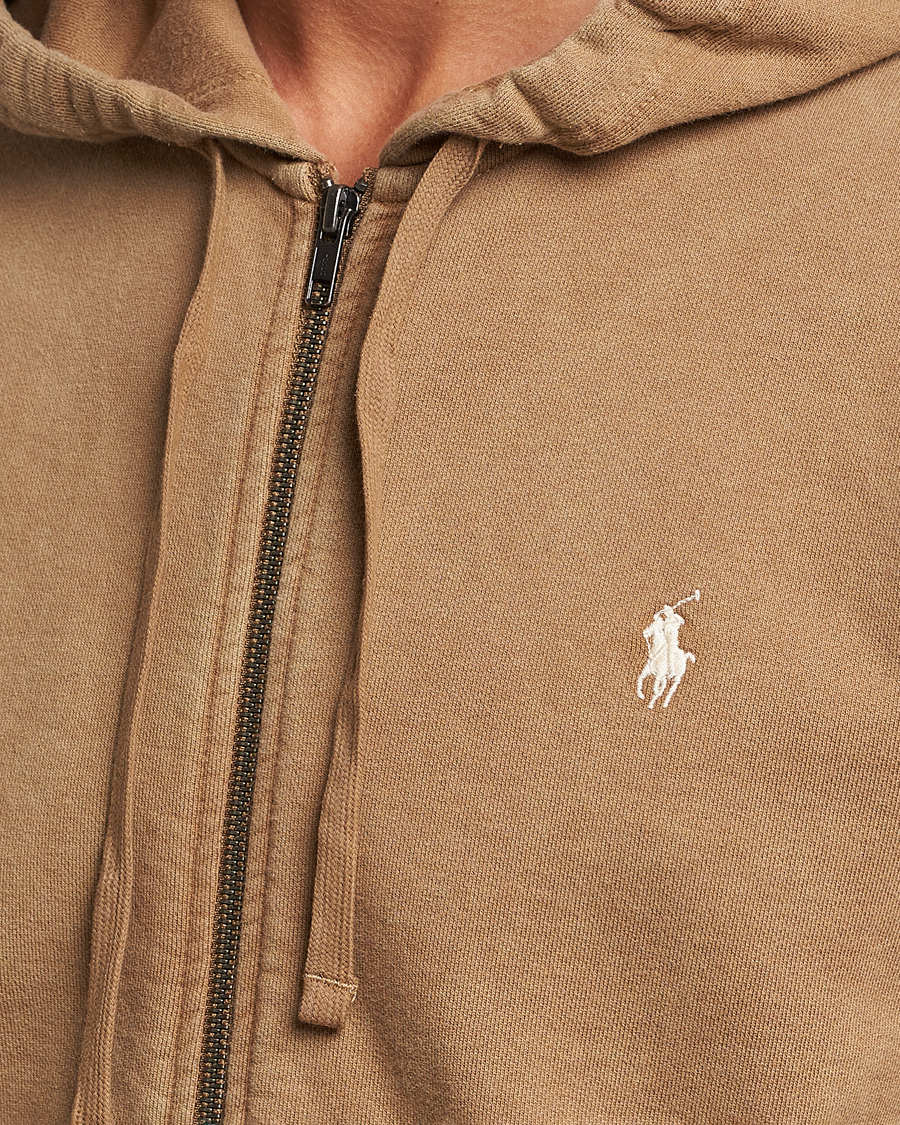 Mies | Puserot | Polo Ralph Lauren | Loopback Full Zip Hoodie Rustic Tan