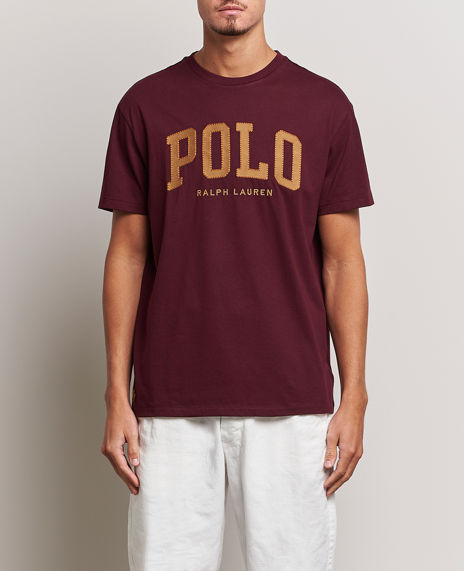 Mies | T-paidat | Polo Ralph Lauren | Logo Crew Neck T-Shirt Harvard Wine