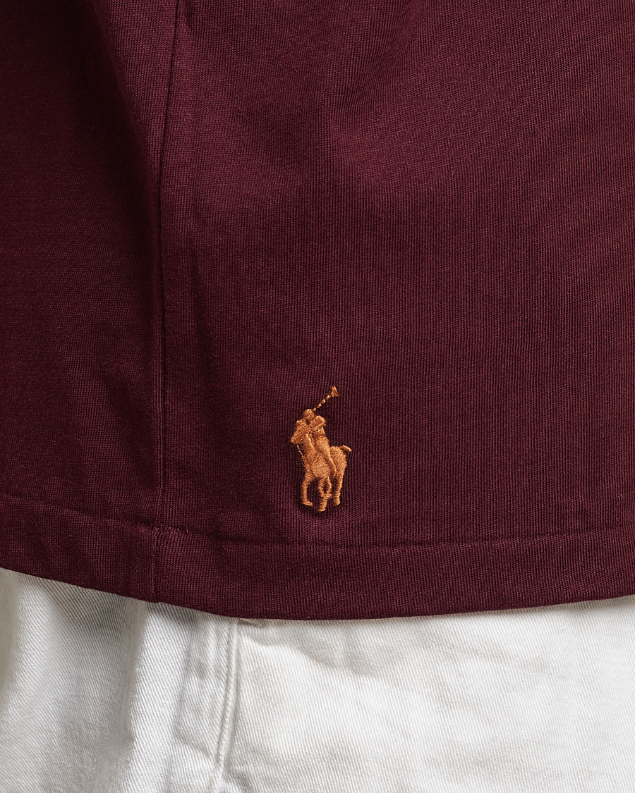 Mies | T-paidat | Polo Ralph Lauren | Logo Crew Neck T-Shirt Harvard Wine