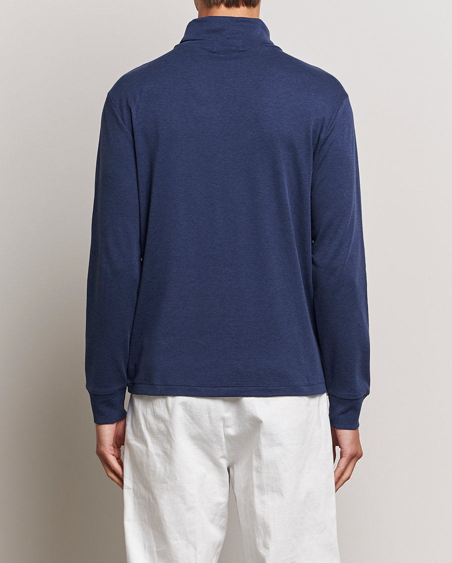 Mies | Puserot | Polo Ralph Lauren | Luxury Pima Cotton Rollneck Spring Navy Heather