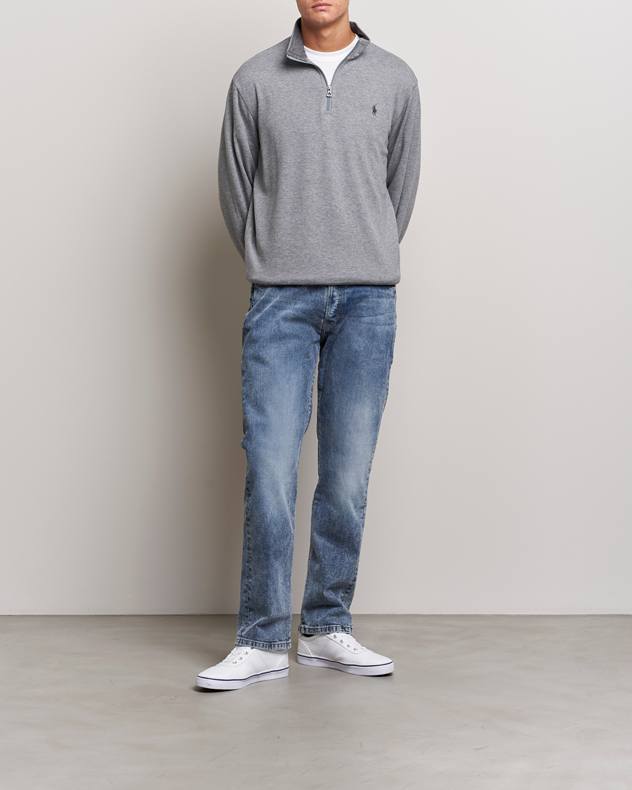 Mies | Puserot | Polo Ralph Lauren | Tech Double Knit Half Zip Steel Heather