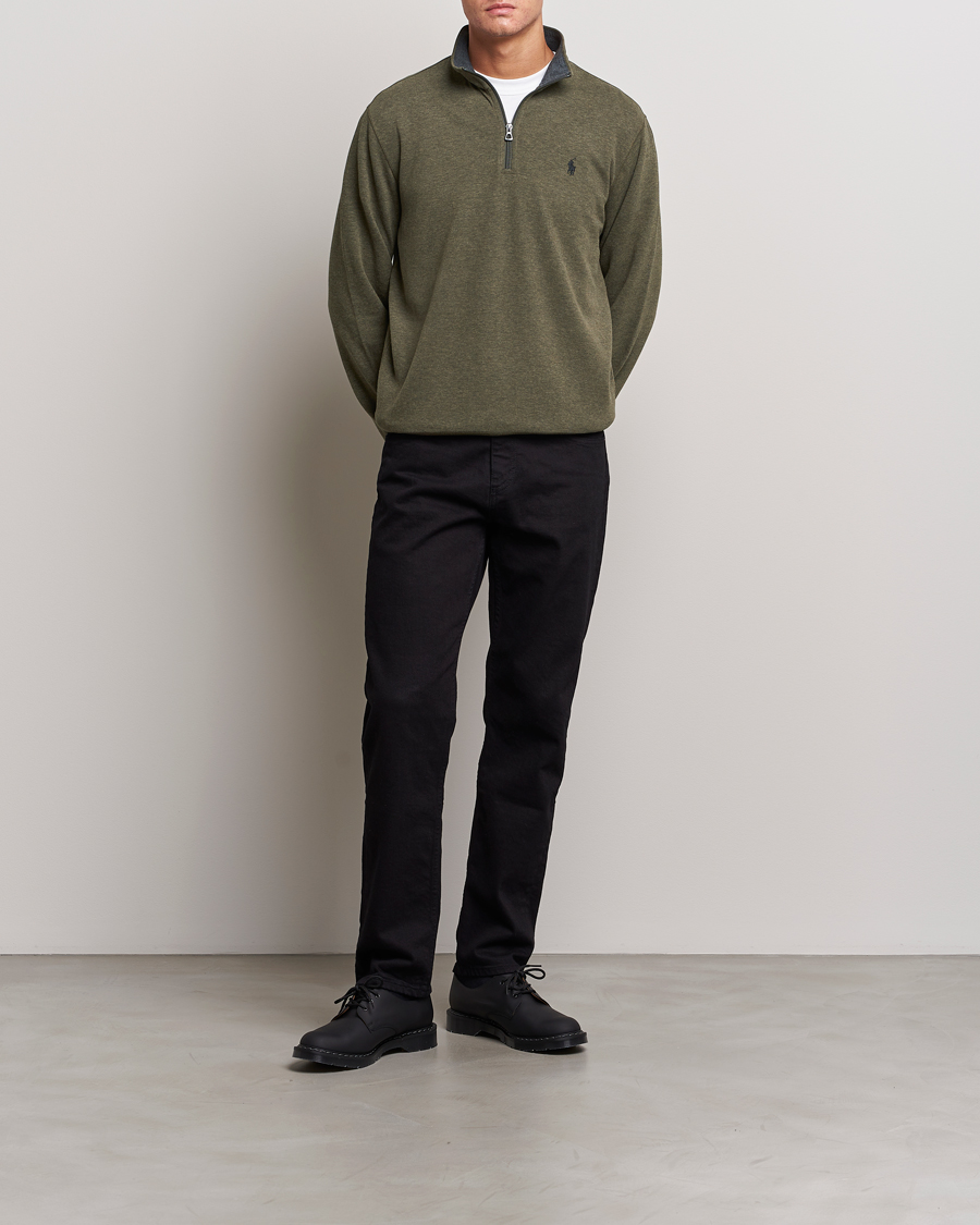 Mies | Puserot | Polo Ralph Lauren | Tech Double Knit Half Zip Olive Heather