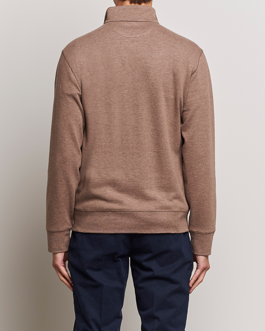 Mies | Puserot | Polo Ralph Lauren | Tech Double Knit Half Zip Brown Heather