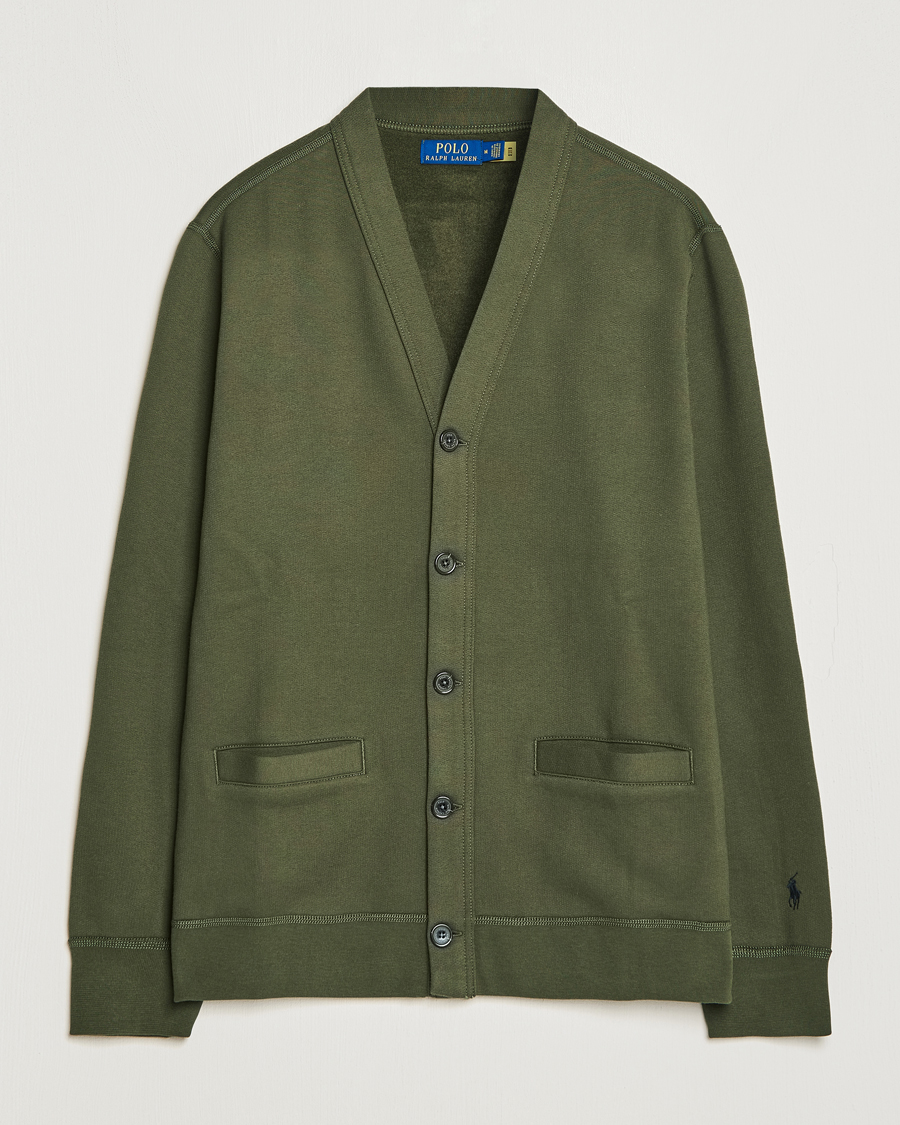 Mies | Puserot | Polo Ralph Lauren | RL Fleece Cardigan Armadillo Green