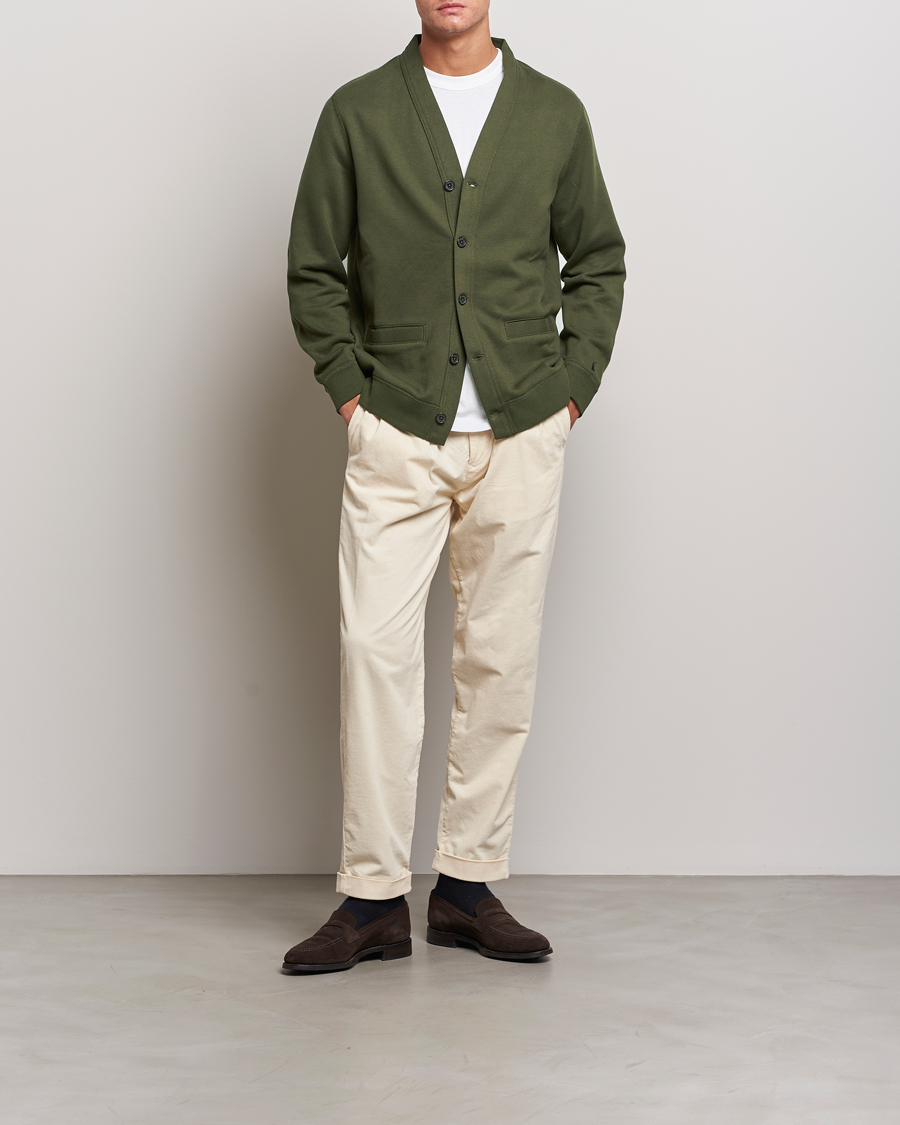 Mies | Puserot | Polo Ralph Lauren | RL Fleece Cardigan Armadillo Green
