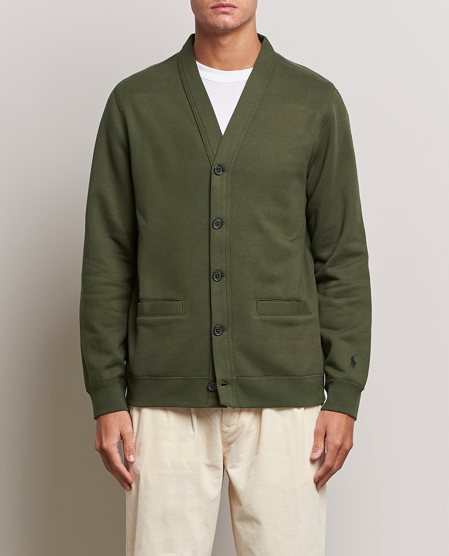 Mies | Puserot | Polo Ralph Lauren | RL Fleece Cardigan Armadillo Green