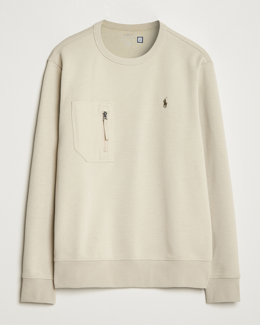 Mies | Puserot | Polo Ralph Lauren | Double Knit Pocket Sweatshirt Classic Stone