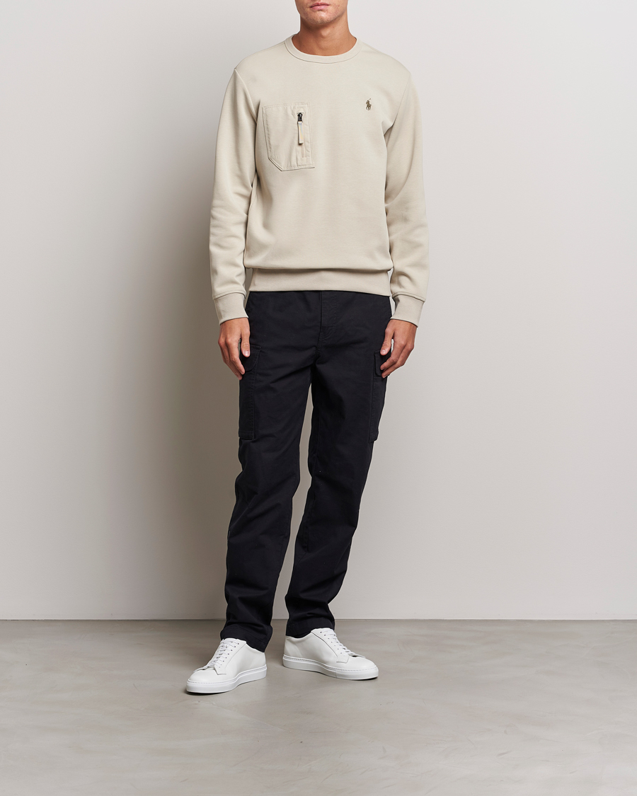 Mies | Puserot | Polo Ralph Lauren | Double Knit Pocket Sweatshirt Classic Stone