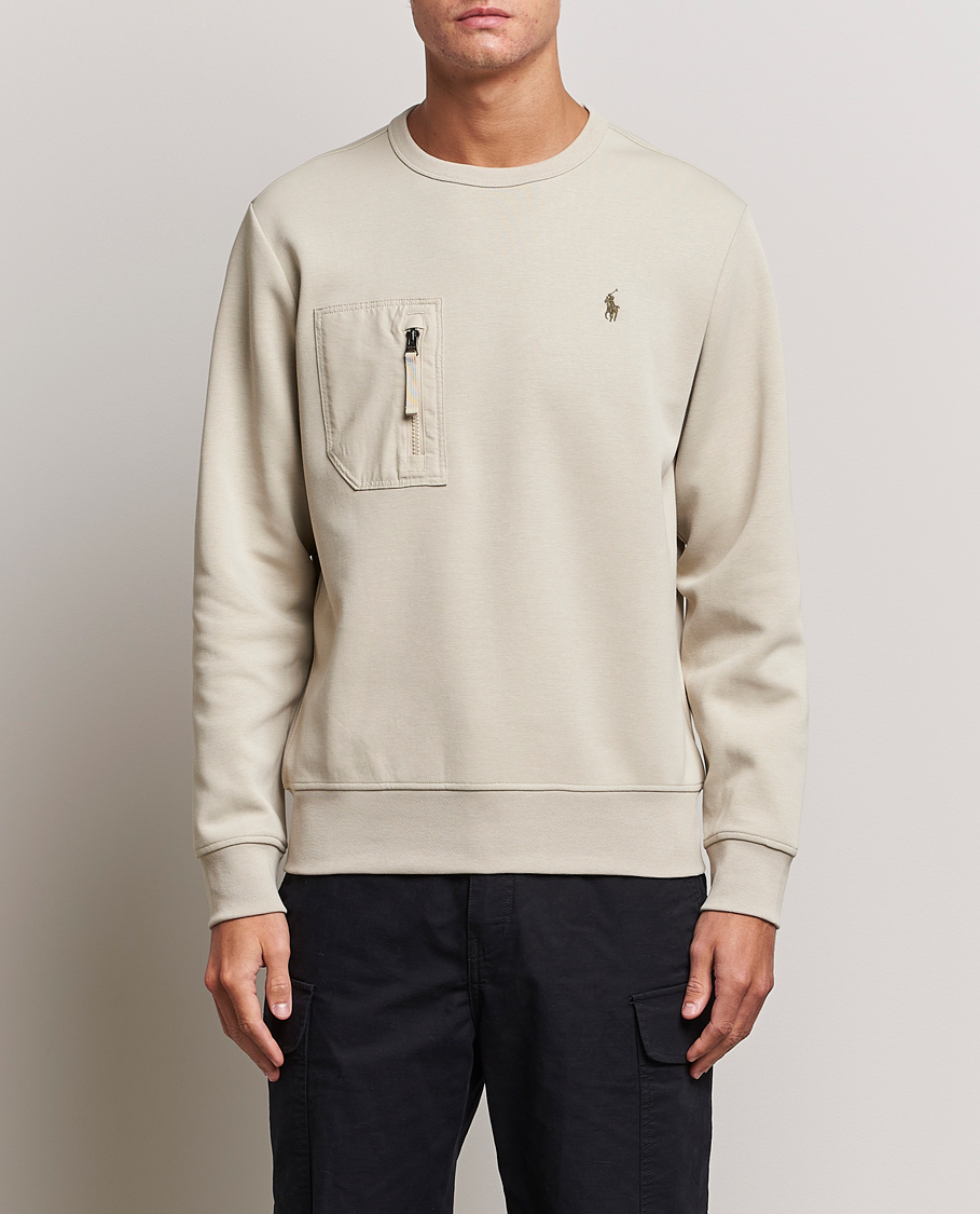 Mies | Puserot | Polo Ralph Lauren | Double Knit Pocket Sweatshirt Classic Stone