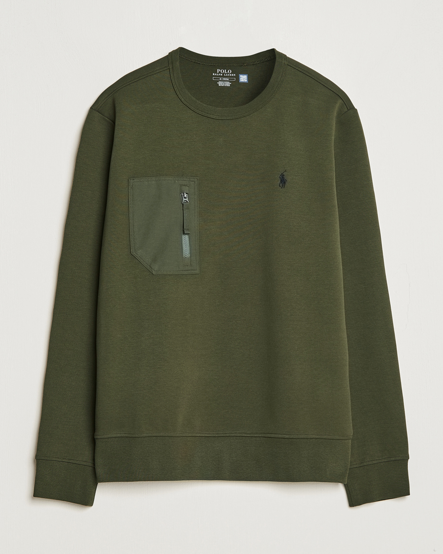 Mies | Puserot | Polo Ralph Lauren | Double Knit Pocket Sweatshirt Company Olive