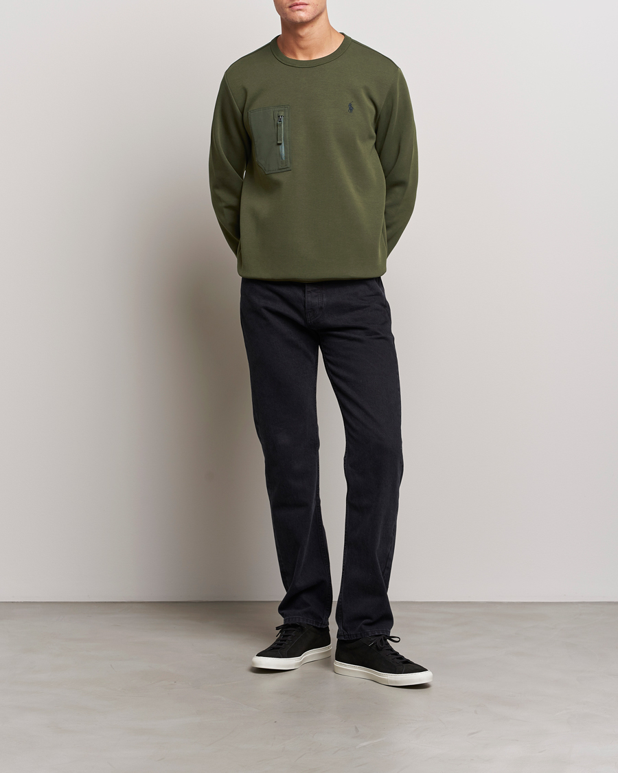 Mies | Puserot | Polo Ralph Lauren | Double Knit Pocket Sweatshirt Company Olive