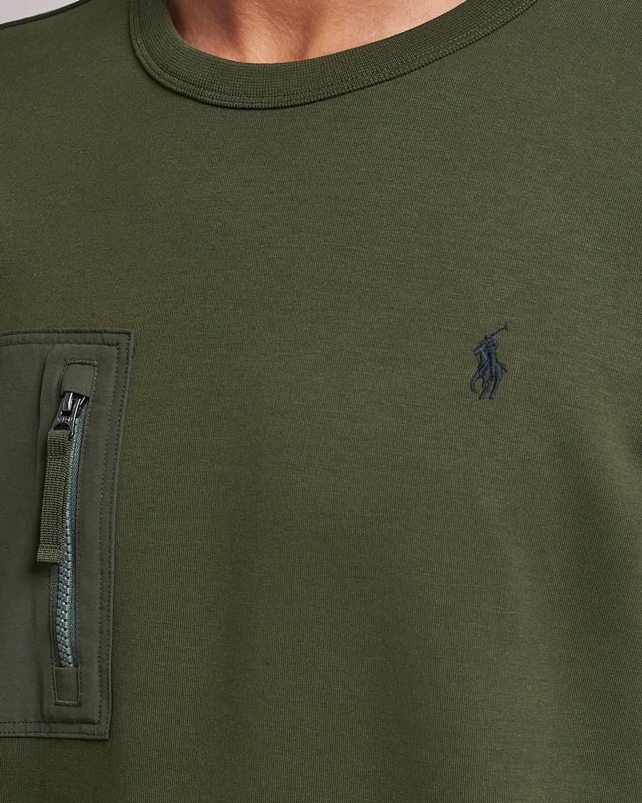 Mies | Puserot | Polo Ralph Lauren | Double Knit Pocket Sweatshirt Company Olive