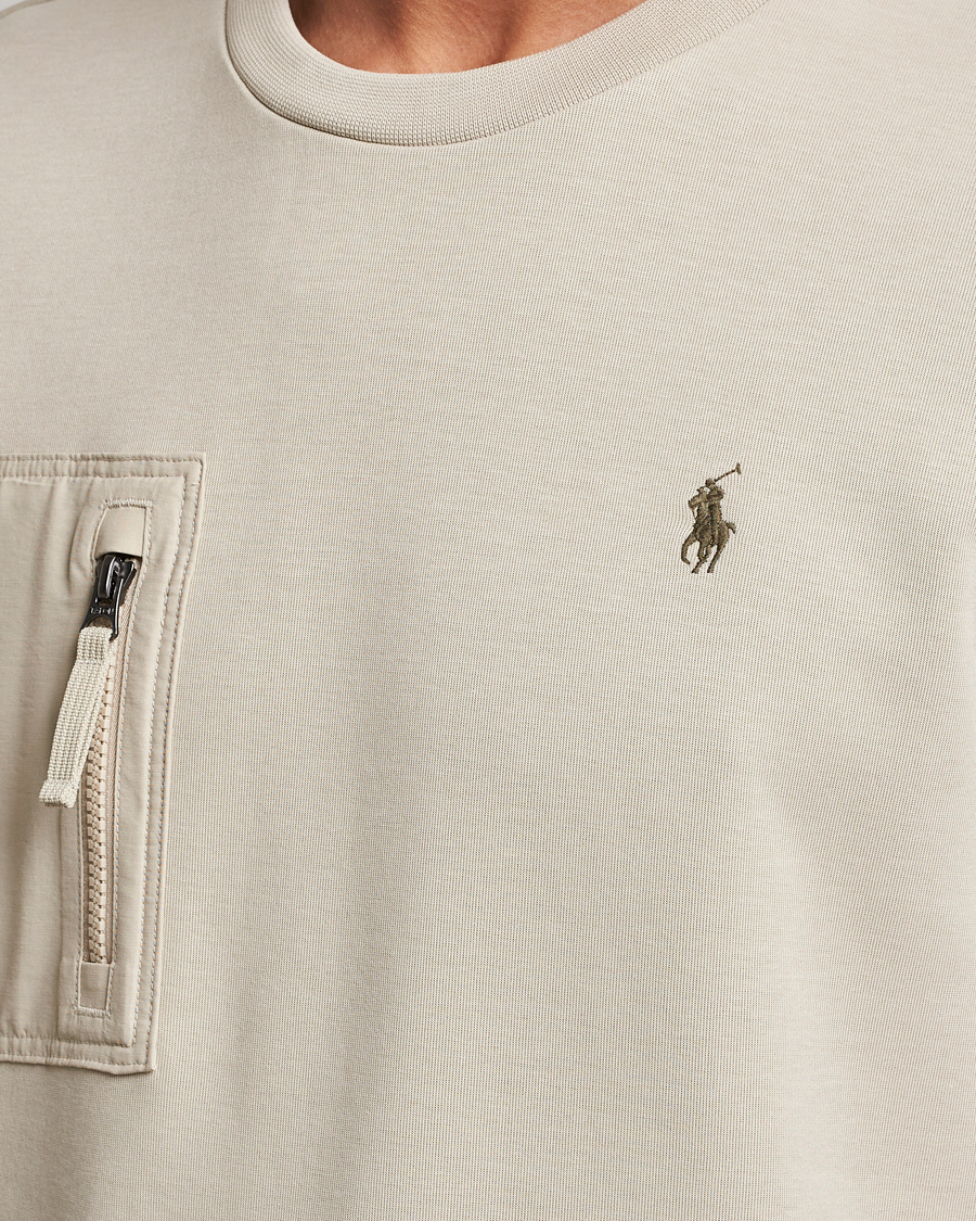 Mies | T-paidat | Polo Ralph Lauren | Double Knit Pocket T-Shirt Classic Stone