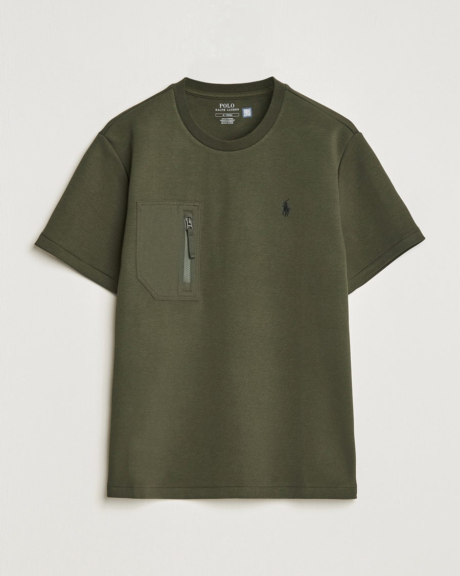 Mies |  | Polo Ralph Lauren | Double Knit Pocket T-Shirt Company Olive