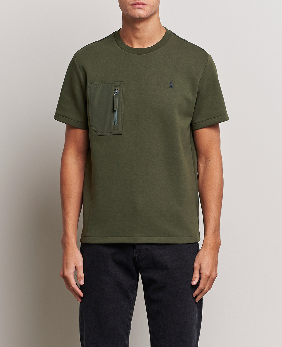 Mies | T-paidat | Polo Ralph Lauren | Double Knit Pocket T-Shirt Company Olive