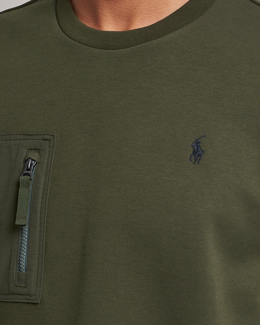 Mies | T-paidat | Polo Ralph Lauren | Double Knit Pocket T-Shirt Company Olive
