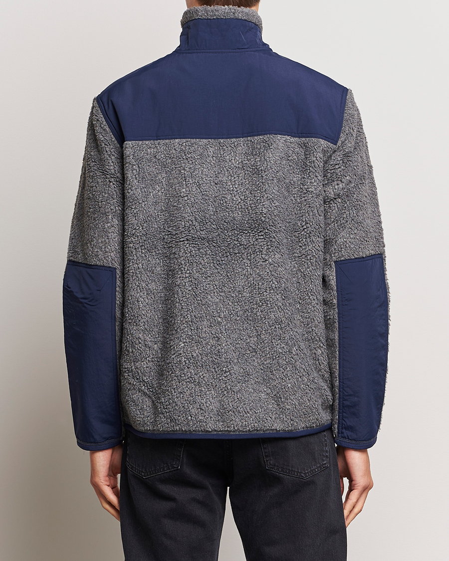 Mies | Puserot | Polo Ralph Lauren | Bonded Sherpa Full Zip Sweater Grey/Newport Navy