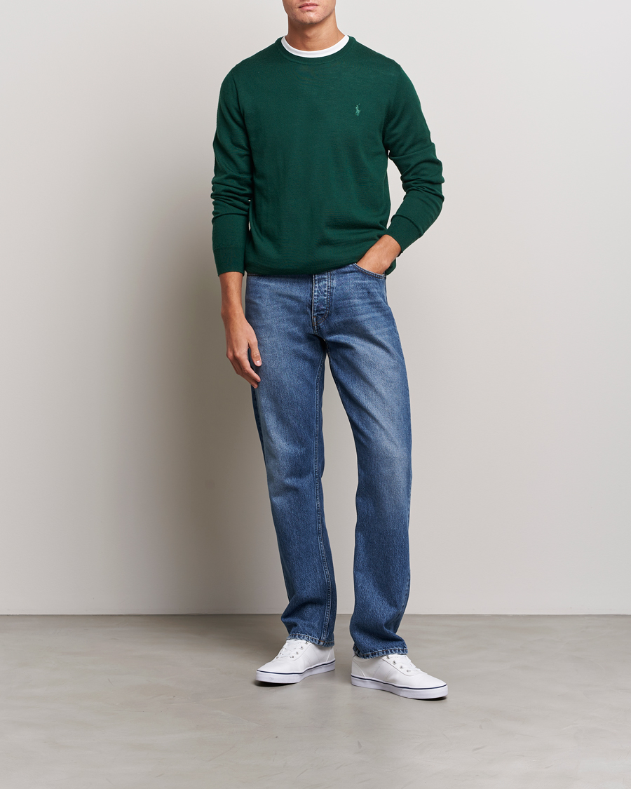 Mies | Puserot | Polo Ralph Lauren | Merino Crew Neck Pullover Hunt Club Green