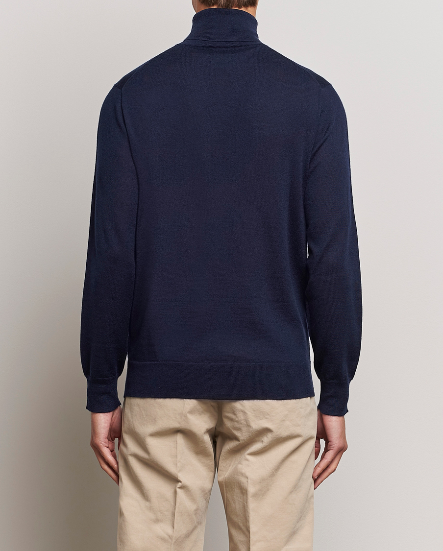 Mies | Puserot | Polo Ralph Lauren | Merino Knitted Rollneck Hunter Navy