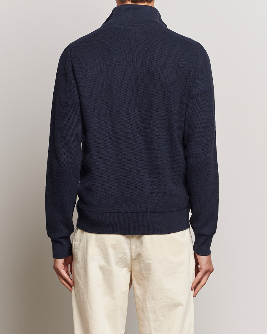 Mies | Puserot | Polo Ralph Lauren | Textured Half Zip Navy Heather