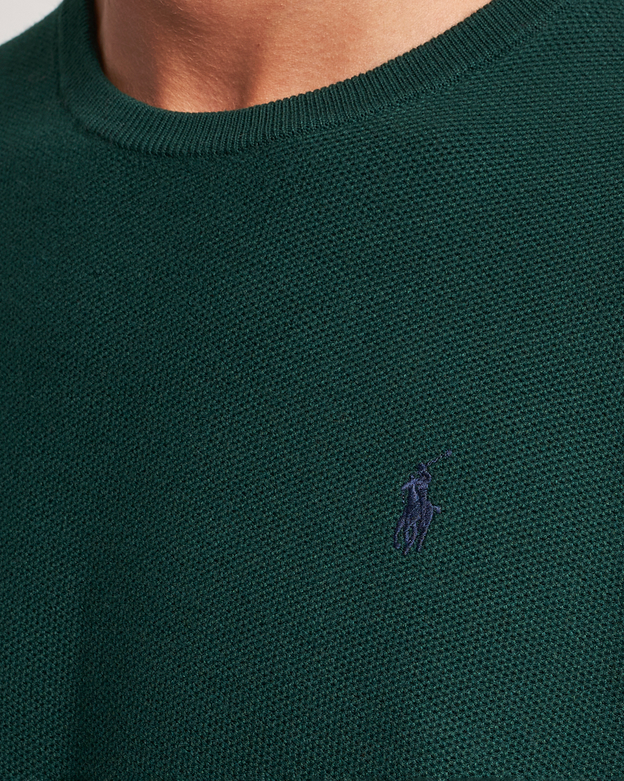 Mies | Puserot | Polo Ralph Lauren | Textured Crew Neck Sweater Hunt Club Green