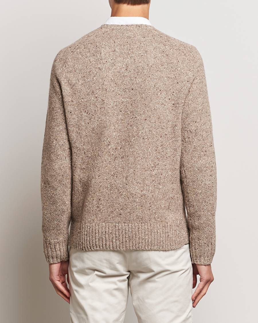 Mies | Puserot | Polo Ralph Lauren | Wool Knitted Donegal Sweater Bark