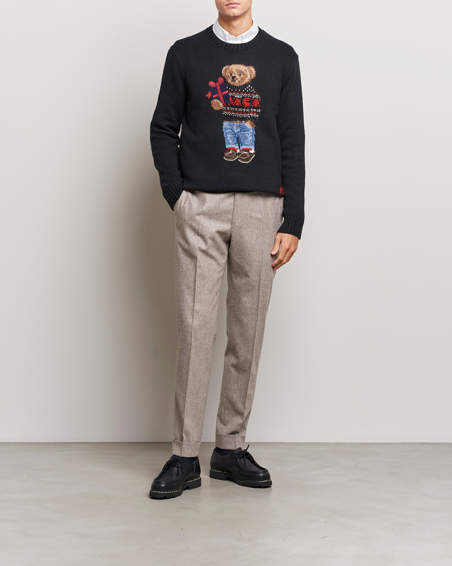 Mies | Puserot | Polo Ralph Lauren | Knitted Bear Sweater Black