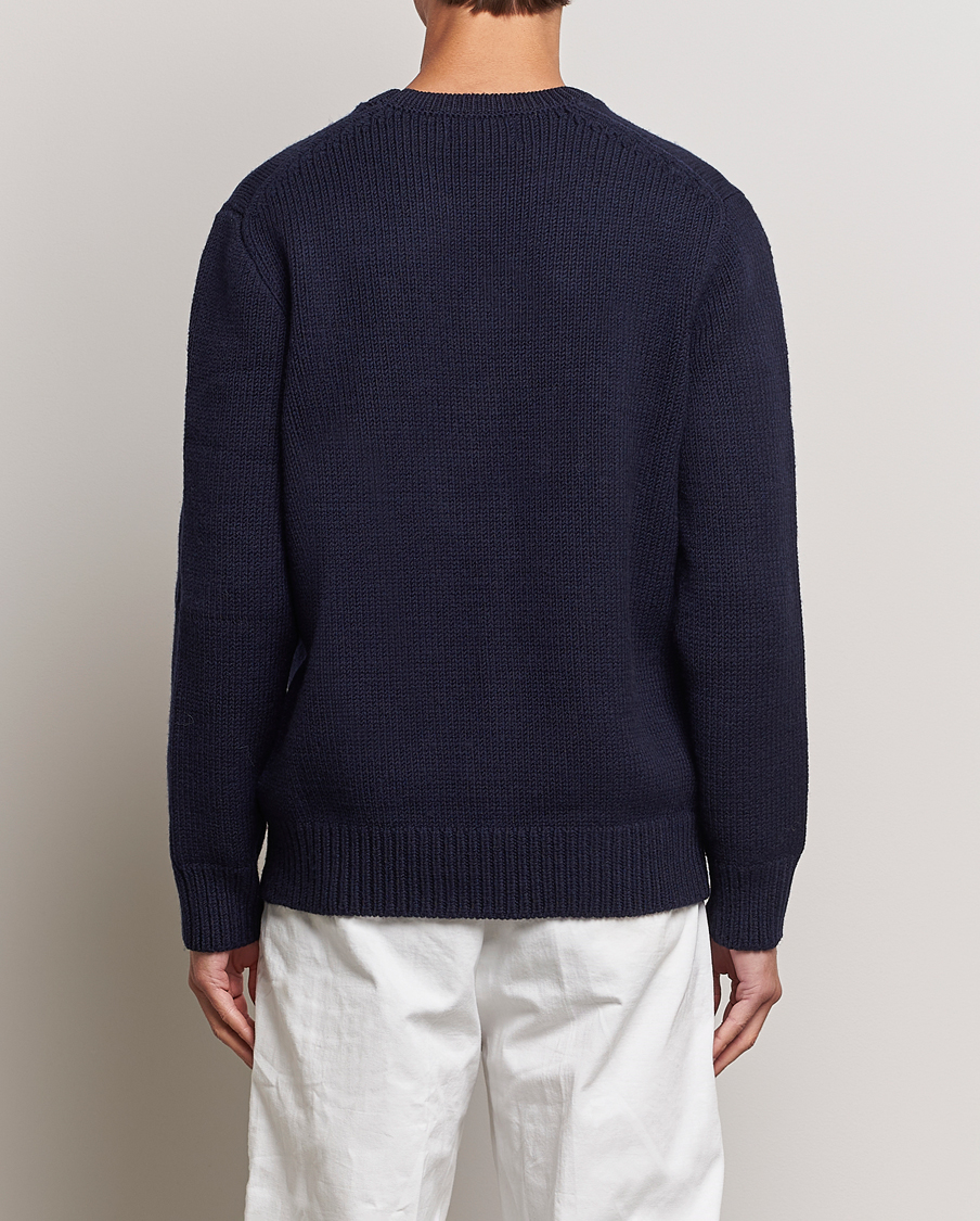 Mies | Puserot | Polo Ralph Lauren | RL Wool Knitted Sweater Hunter Navy