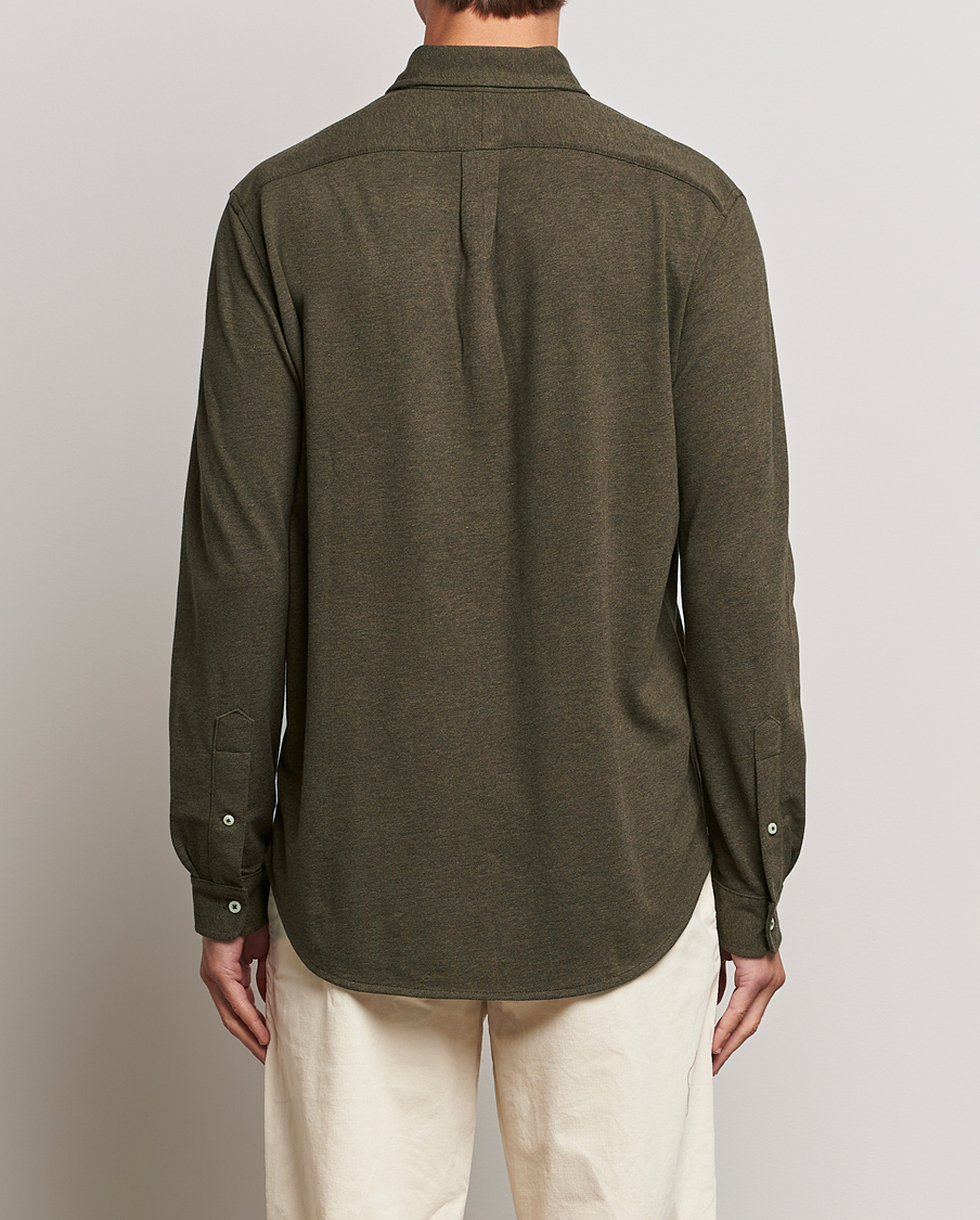 Mies | Kauluspaidat | Polo Ralph Lauren | Featherweight Mesh Shirt Wilson Olive Heather