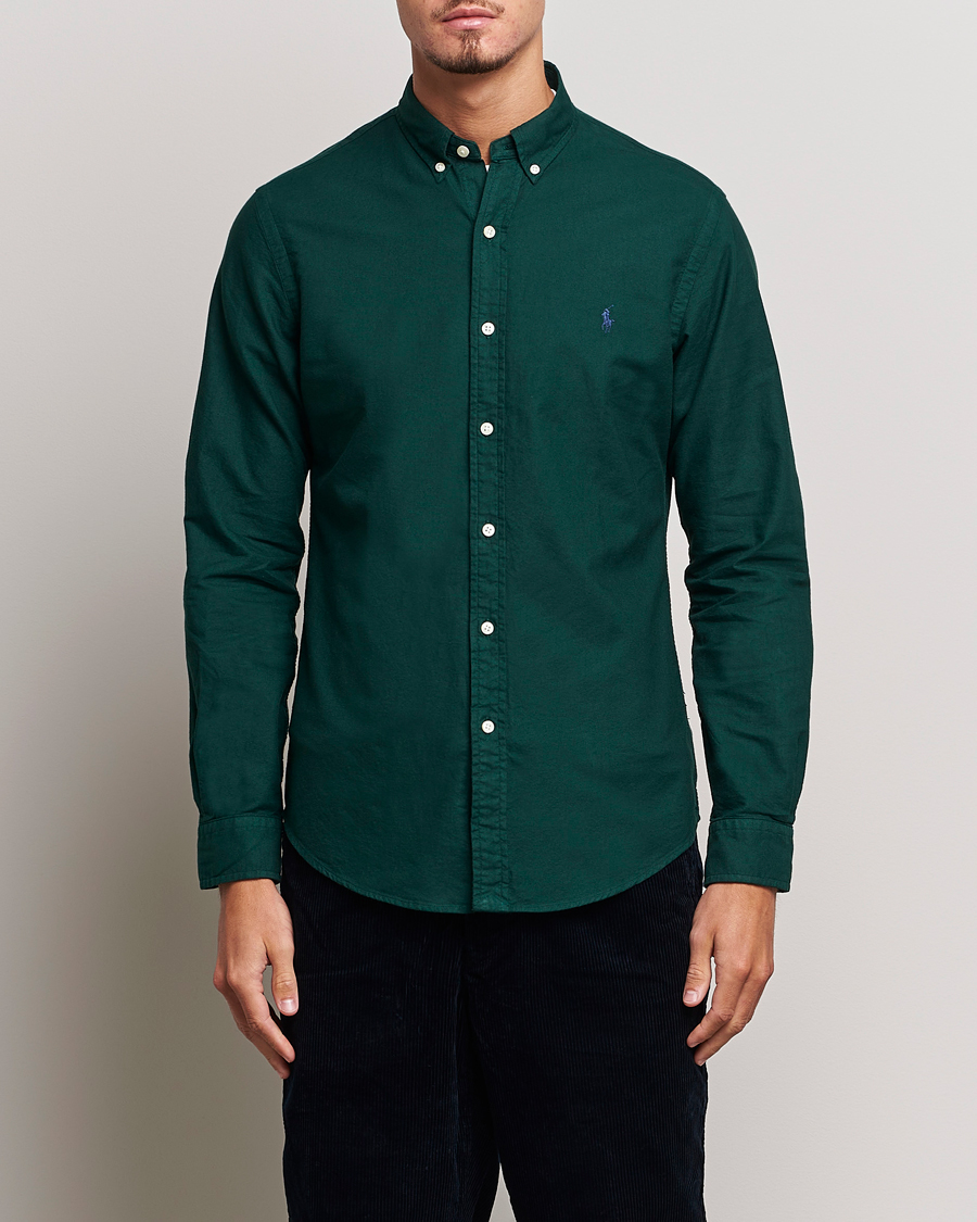 Mies |  | Polo Ralph Lauren | Slim Fit Garment Dyed Oxford Hunt Club Green