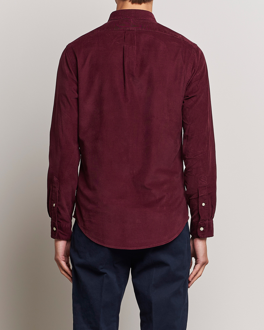 Mies | Kauluspaidat | Polo Ralph Lauren | Slim Fit Corduroy Shirt Harvard Wine