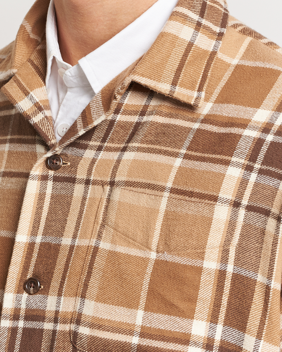Mies | Kauluspaidat | Polo Ralph Lauren | Brushed Flannel Checked Shirt Khaki/Brown