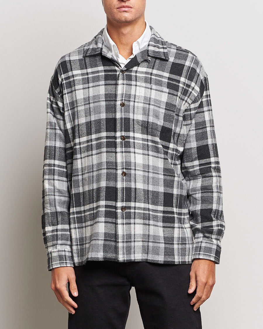 Mies |  | Polo Ralph Lauren | Brushed Flannel Checked Shirt Grey