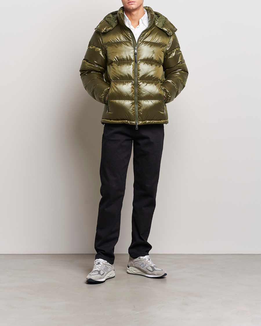 Mies | Takit | Polo Ralph Lauren | Flint Glossy Down Jacket Defender Green