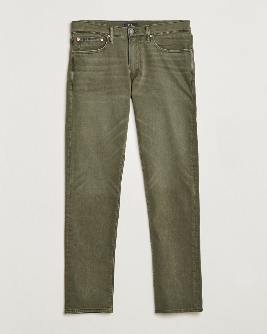 Mies |  | Polo Ralph Lauren | Sullivan Slim Fit Stretch 5-Pocket Pants Green