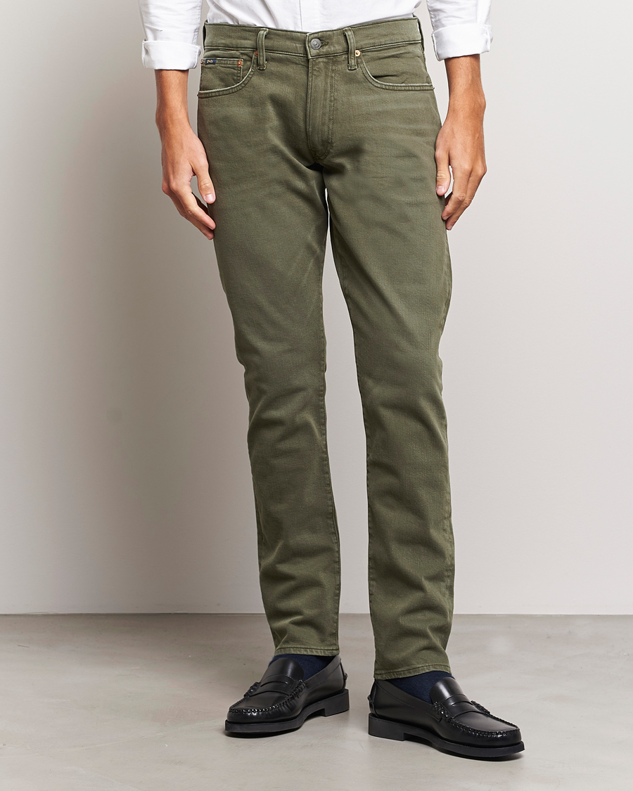 Mies | Viisitaskuhousut | Polo Ralph Lauren | Sullivan Slim Fit Stretch 5-Pocket Pants Green