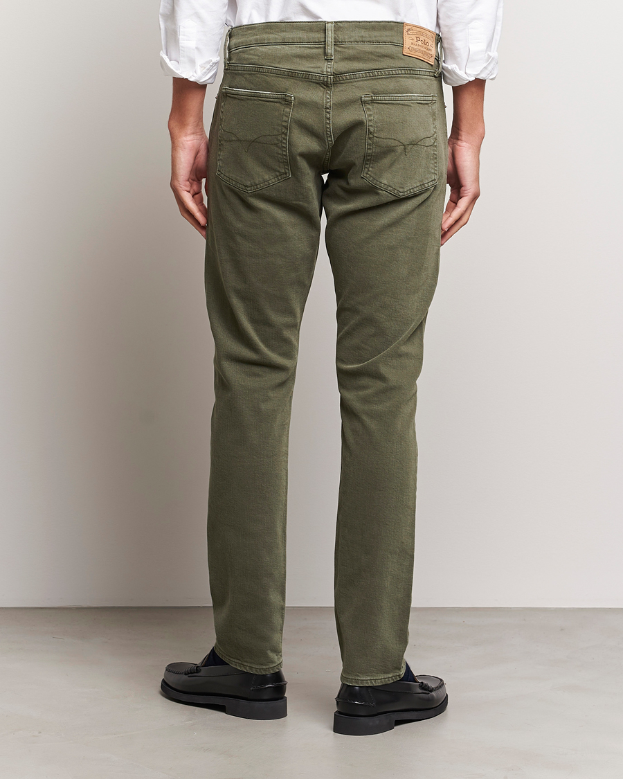 Mies | Housut | Polo Ralph Lauren | Sullivan Slim Fit Stretch 5-Pocket Pants Green