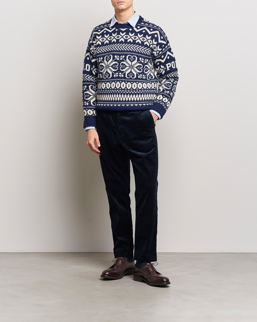 Mies | Housut | Polo Ralph Lauren | Prepster Corduroy Drawstring Pants Aviator Navy