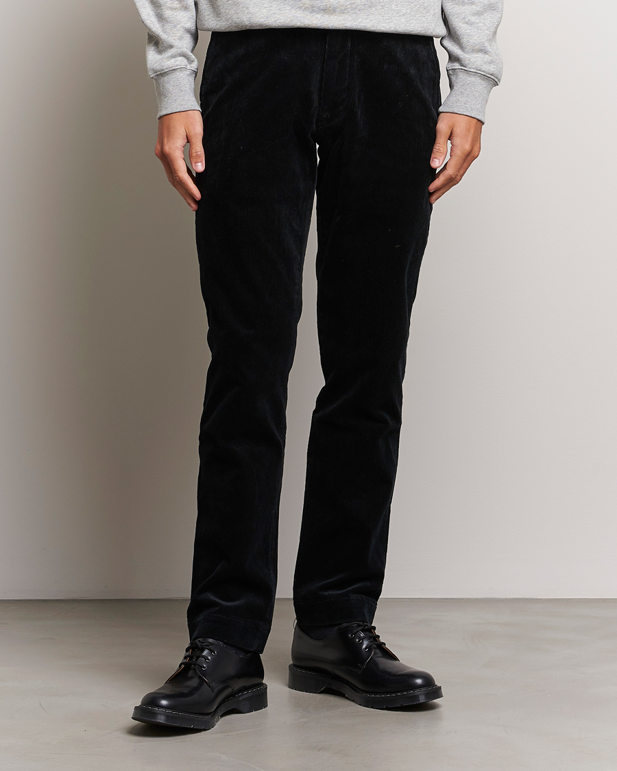 Mies | Housut | Polo Ralph Lauren | Bedford Slim Fit Corduroy Trousers Black