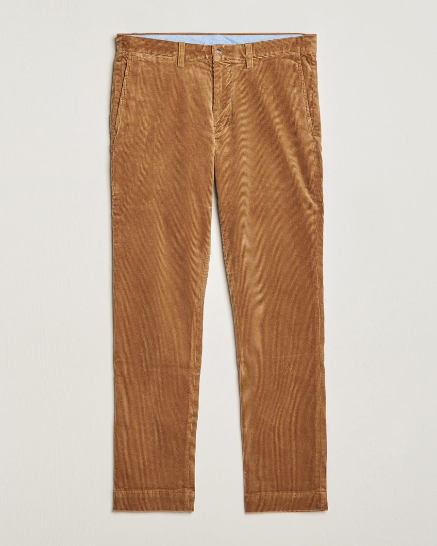 Mies | Housut | Polo Ralph Lauren | Bedford Slim Fit Corduroy Trousers Golden Brown