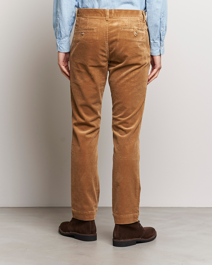 Mies | Housut | Polo Ralph Lauren | Bedford Slim Fit Corduroy Trousers Golden Brown