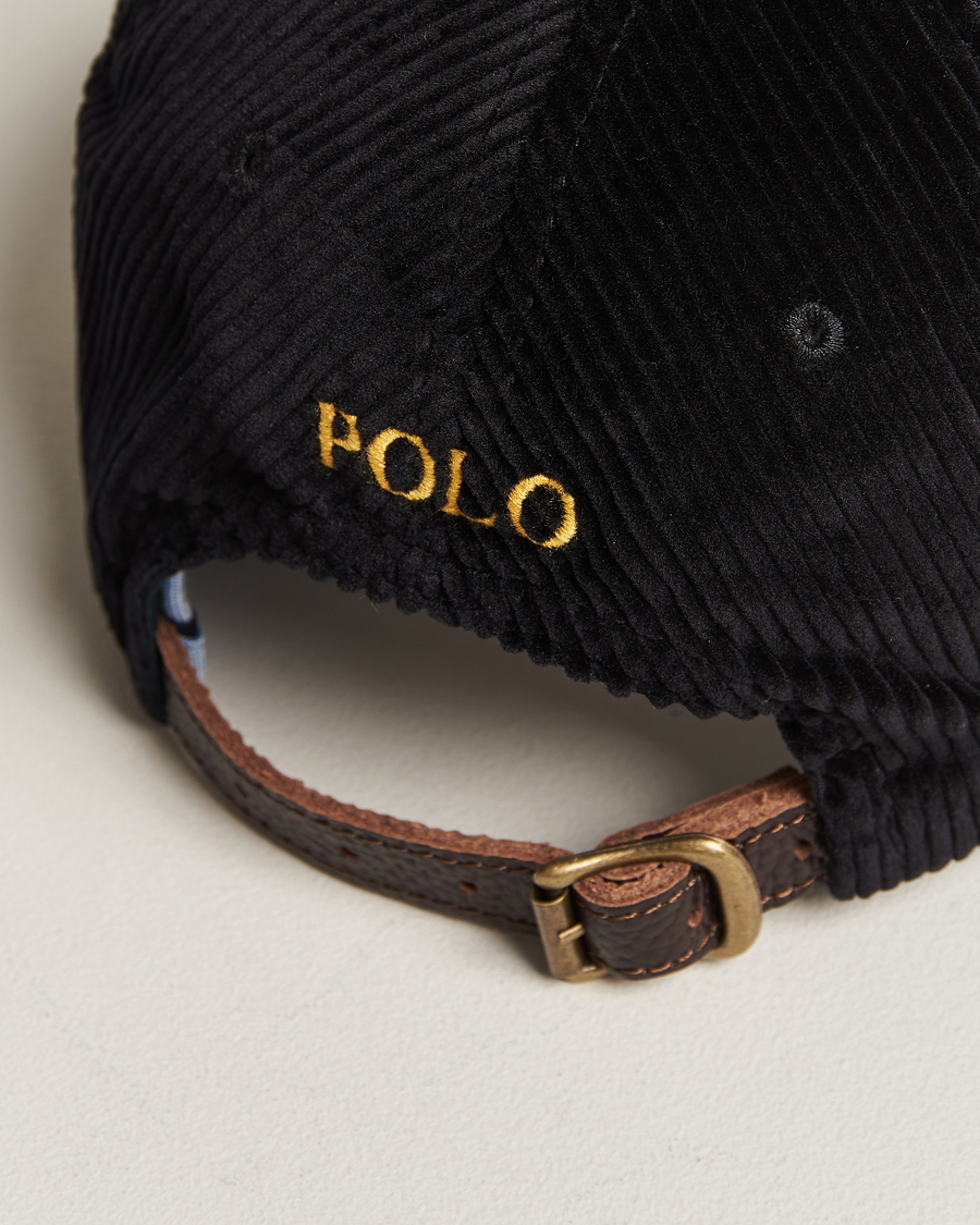 Mies | Polo Ralph Lauren Corduroy Cap Black | Polo Ralph Lauren | Corduroy Cap Black