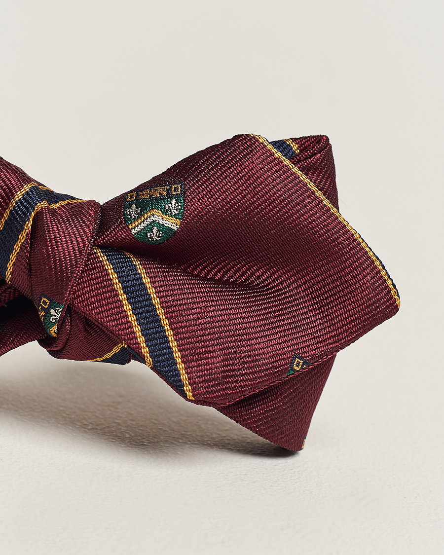 Mies | Polo Ralph Lauren Vintage Club Striped Bow Tie Wine | Polo Ralph Lauren | Vintage Club Striped Bow Tie Wine