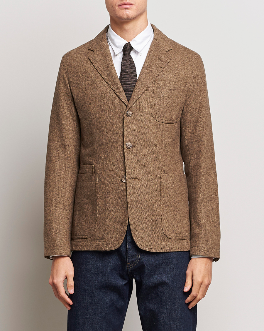 Mies | Pikkutakit | Polo Ralph Lauren | Classic Herringbone Sportcoat Brown/Tan
