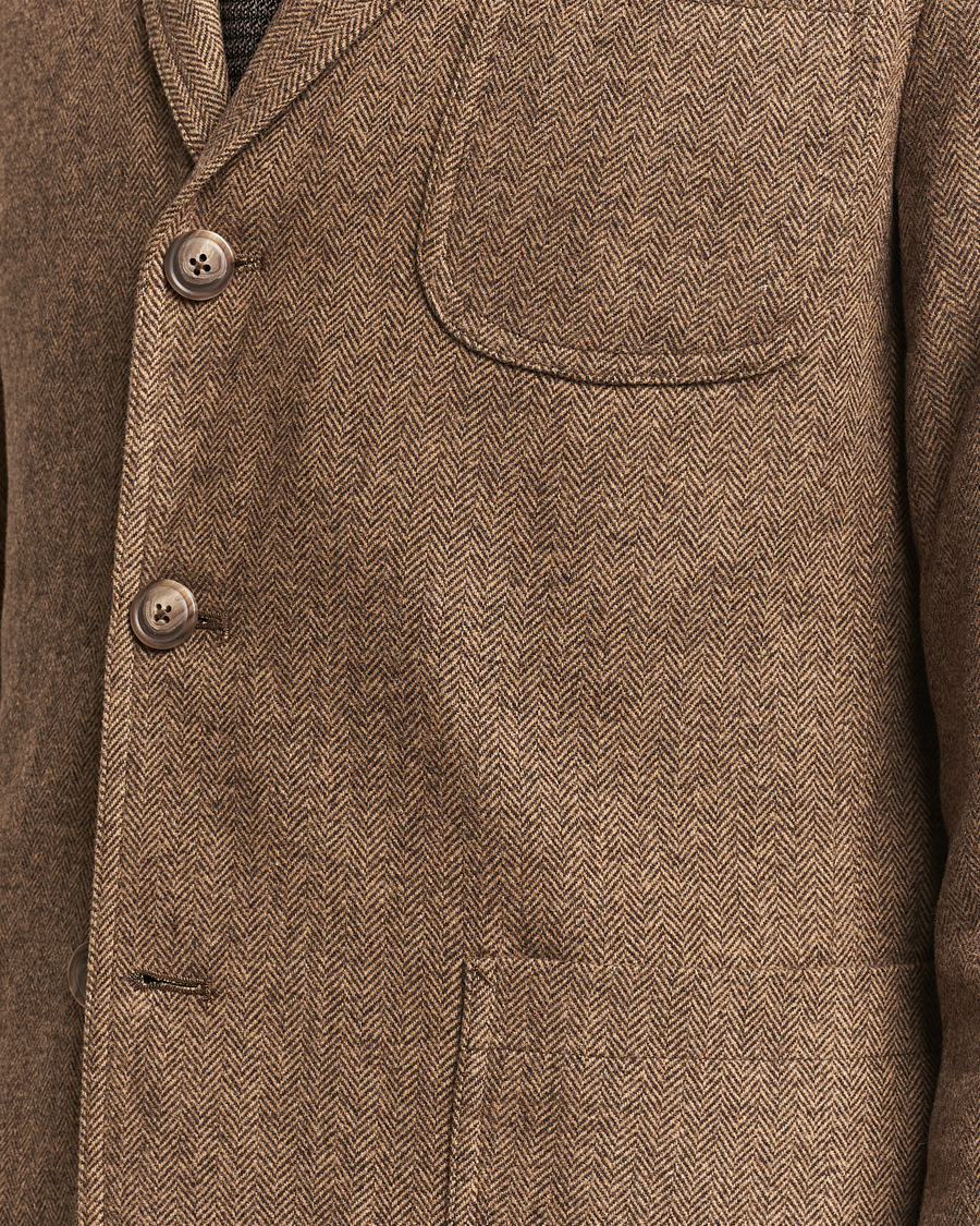 Mies | Pikkutakit | Polo Ralph Lauren | Classic Herringbone Sportcoat Brown/Tan