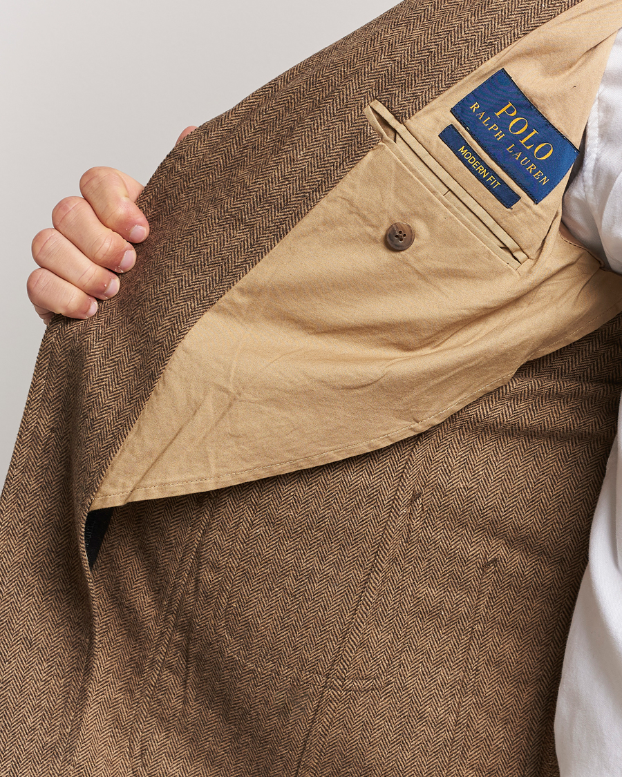 Mies | Pikkutakit | Polo Ralph Lauren | Classic Herringbone Sportcoat Brown/Tan