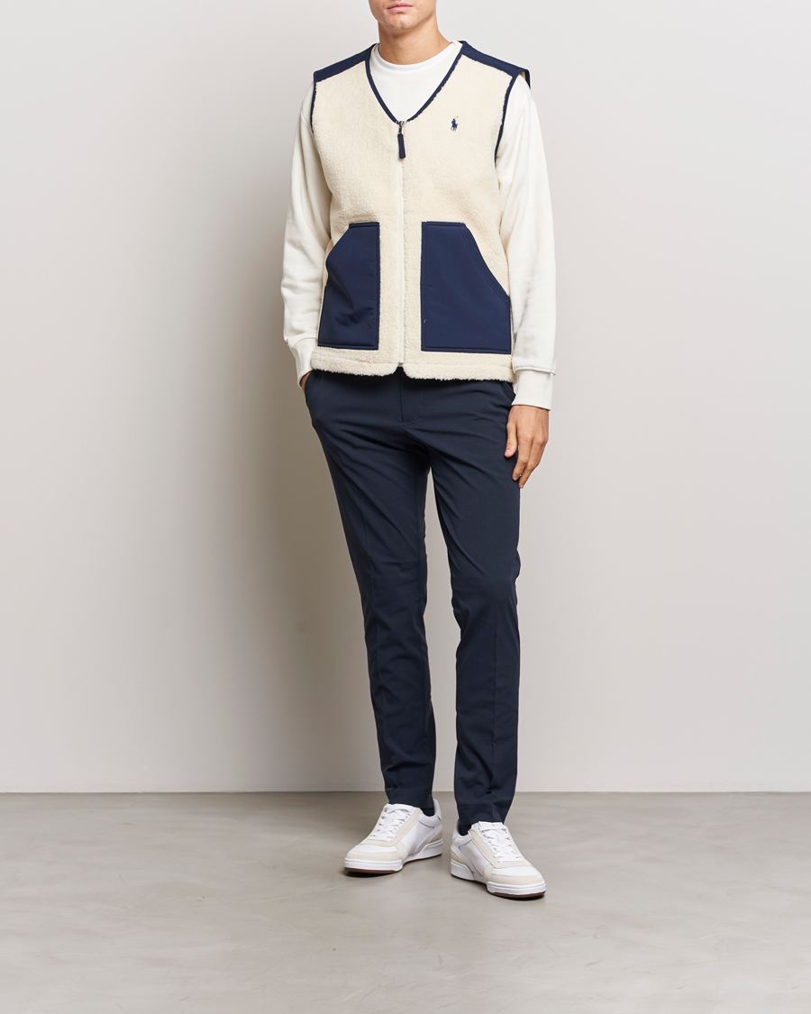 Mies | Takit | Polo Ralph Lauren | Gilet Pile Vest Winter Cream/Newport Navy