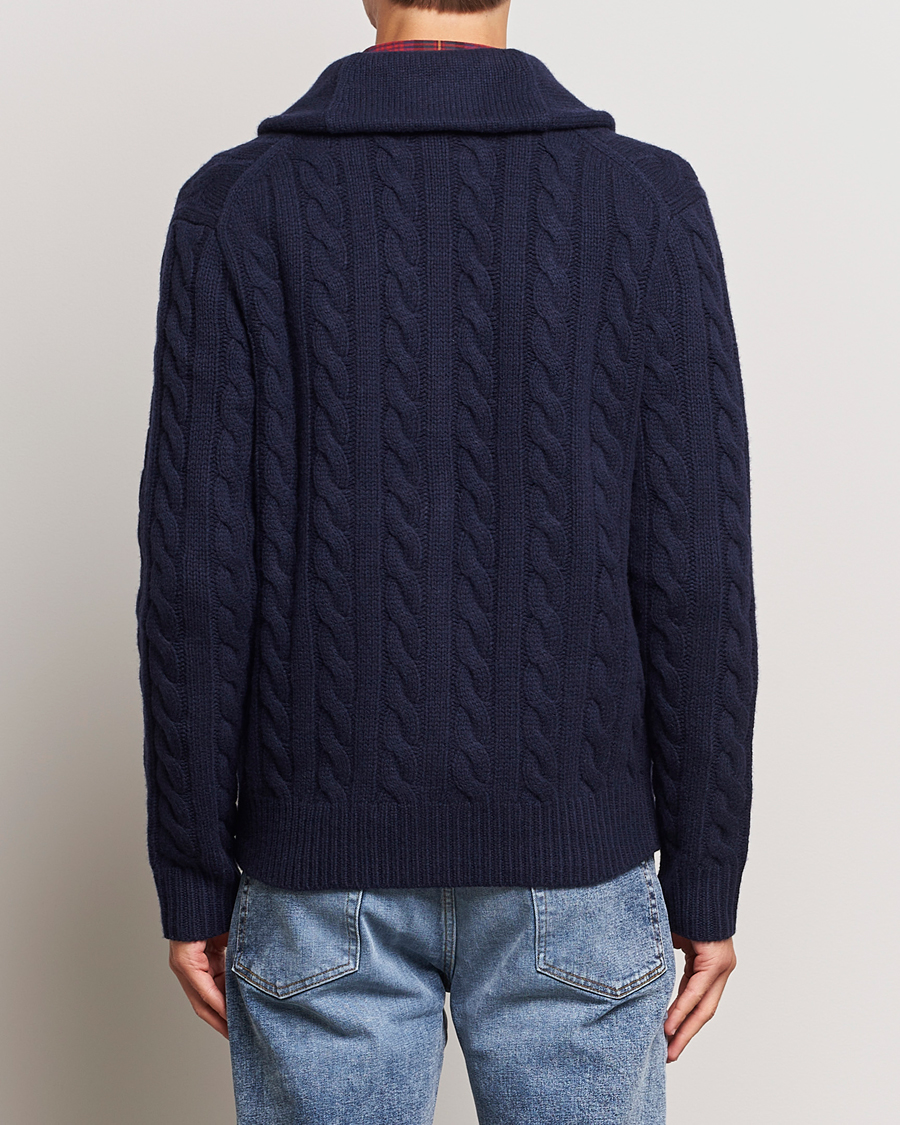 Mies | Puserot | Polo Ralph Lauren | Wool Cable Cardigan Hunter Navy